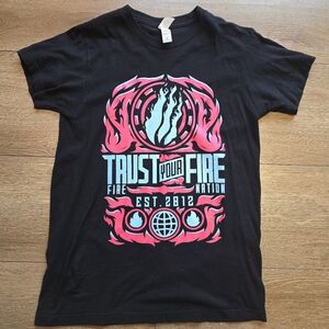 PRESTON FIRE MERCH Cotton Candy Fire T Shirt Trust Your Fire Adult Small
